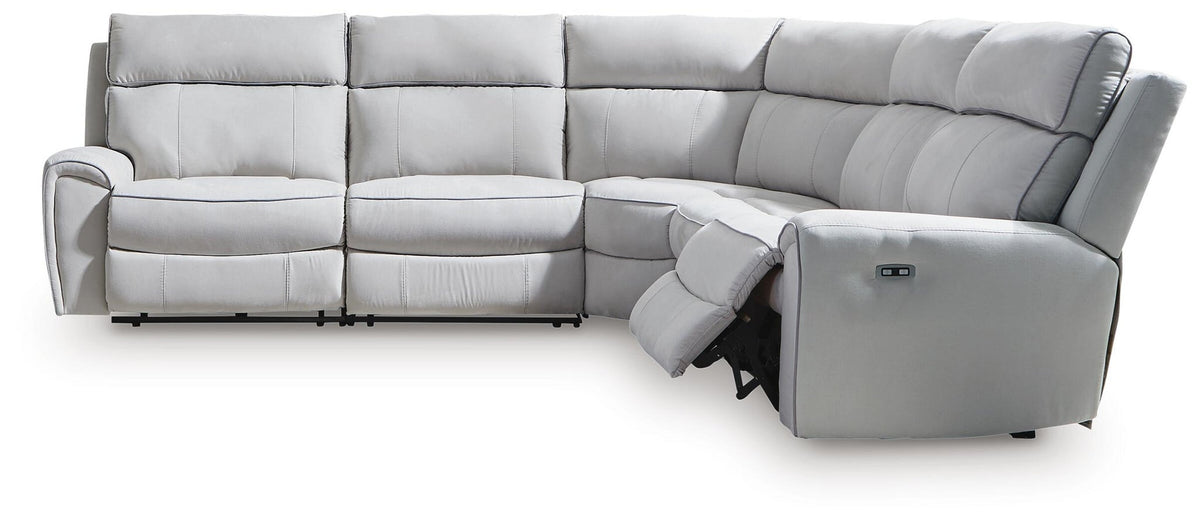 Social Pointe 5-Piece Power Reclining Sectional
