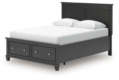 Lanolee Queen Panel Storage Bed