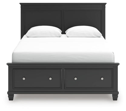Lanolee Queen Panel Storage Bed