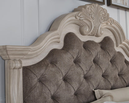 Bruchandi King Upholstered Panel Bed