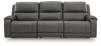 5Z - Pittson 3-Piece Power Sectional Reclining Sofa