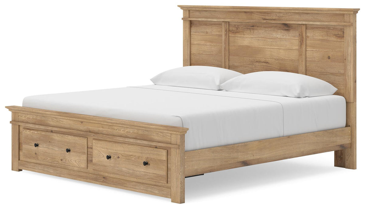 Makidern King Panel Storage Bed