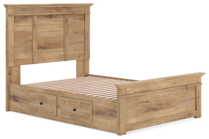Makidern Full Panel Storage Bed