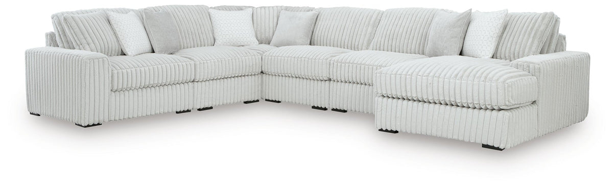 Stupendous 6-Piece Sectional with Chaise