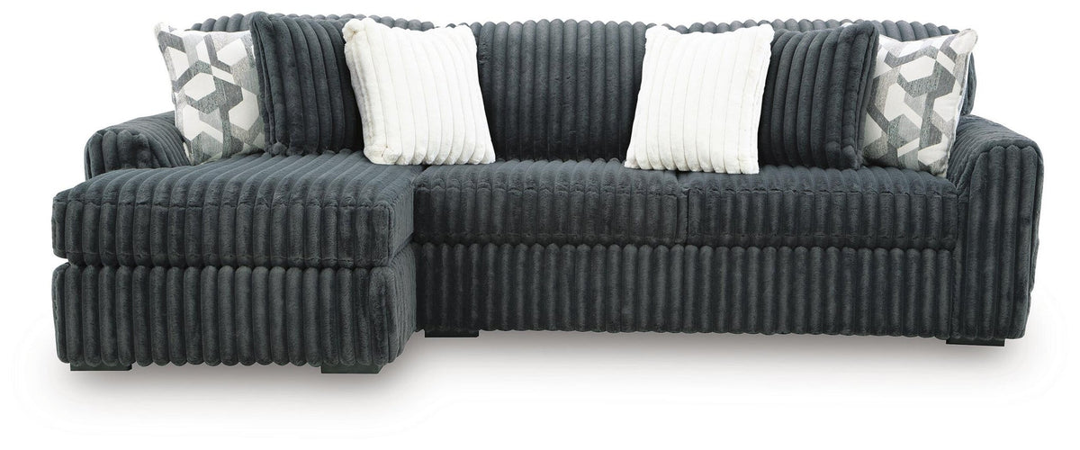 Midnight-Madness 2-Piece Sectional Sofa Chaise