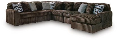 Midnight-Madness 6-Piece Sectional with Chaise