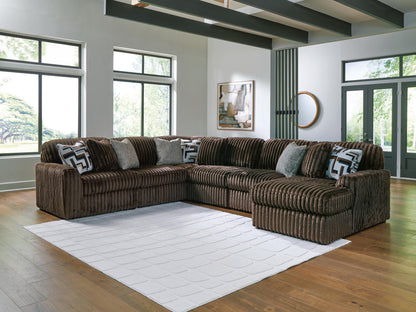 Midnight-Madness 6-Piece Sectional with Chaise