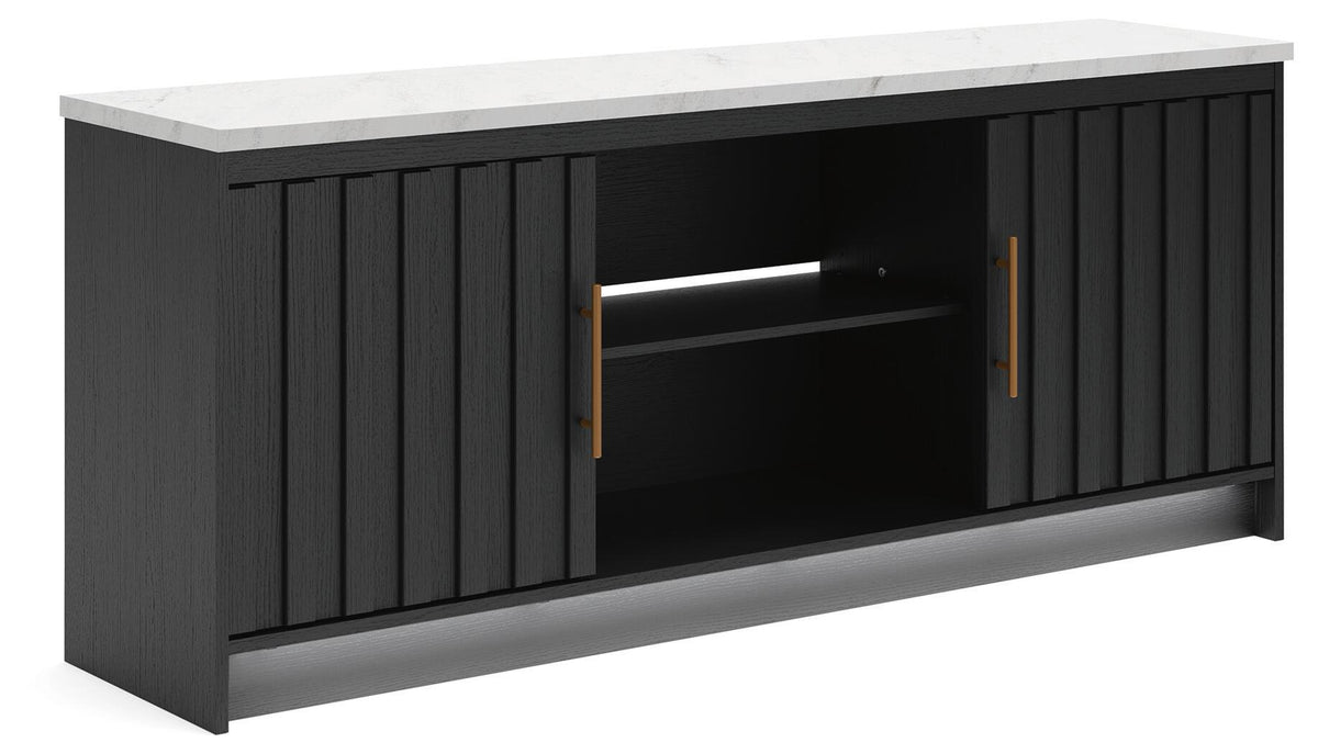 Cadmori XL TV Stand w/Fireplace Option