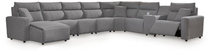 Modmax II 8-Piece Power Reclining Sectional with Console