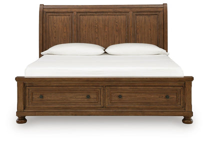 Zackaryn King Sleigh Storage Bed