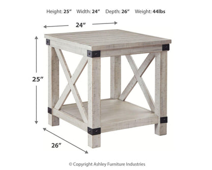 Carynhurst Rectangular End Table