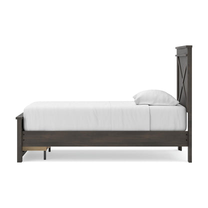 Vonitta Bay Twin Panel Platform Storage Bed