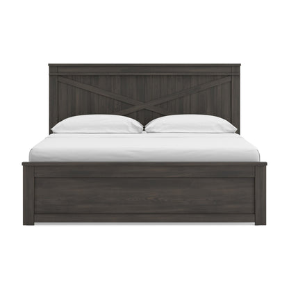 Vonitta Bay King Panel Platform Bed with Storage