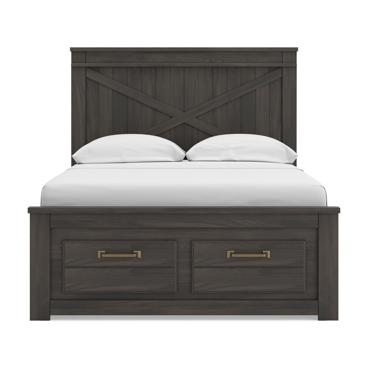 Vonitta Bay Full Panel Storage Bed
