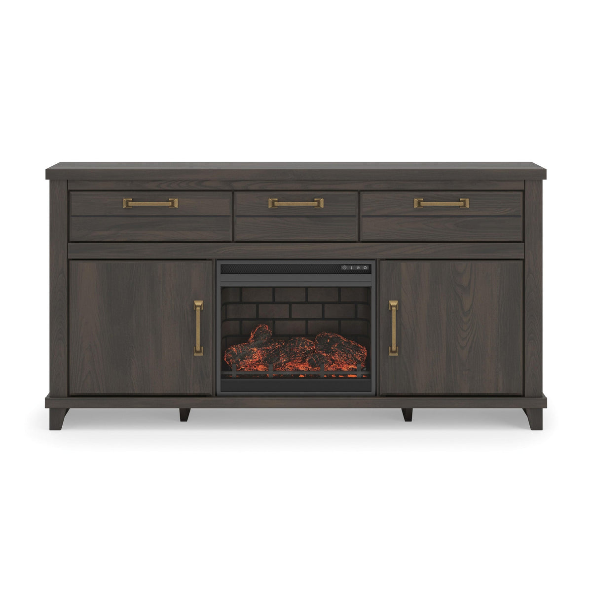Brazen Valley 71" TV Stand with Electric Fireplace
