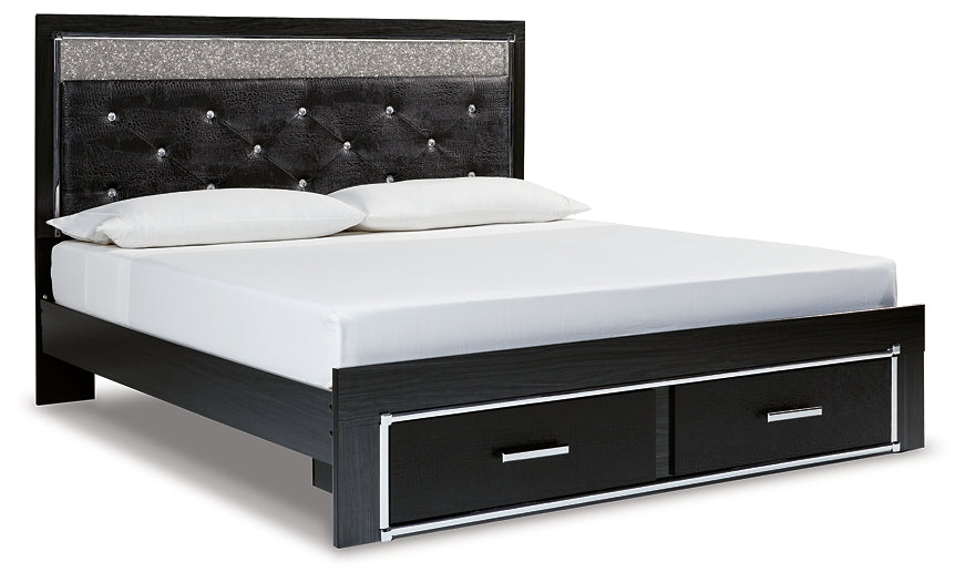 Kaydell  Upholstered Panel Storage Bed