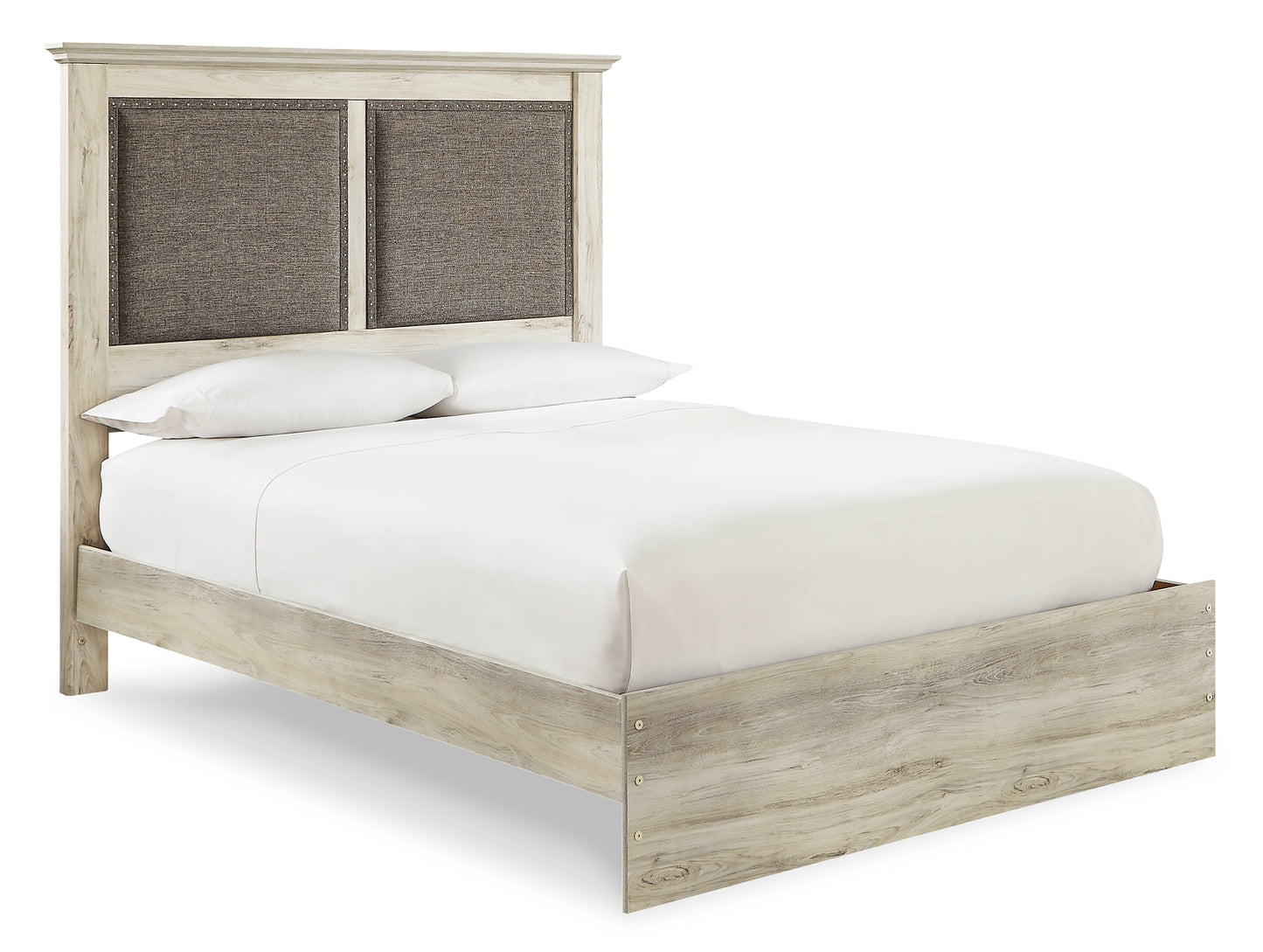 Cambeck Queen Upholstered Panel Bed with Dresser