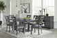 Myshanna Dining Table and 6 Chairs with Storage