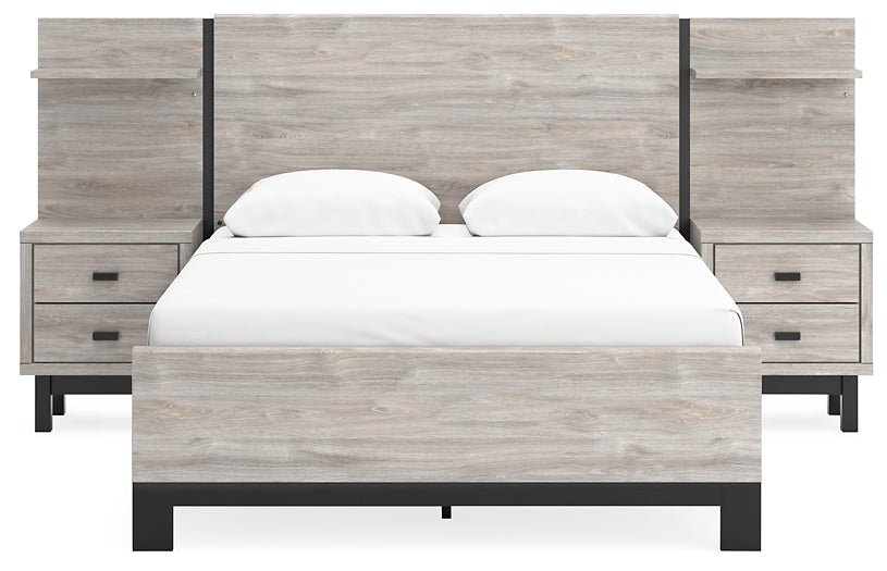 Vessalli  Panel Bed With Extensions