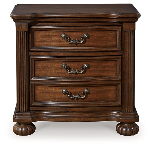 Lavinton Three Drawer Night Stand