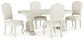 Arlendyne Dining Table and 4 Chairs with Storage
